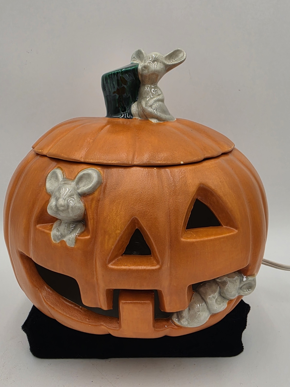 Halloween Pumpkin Mouse Lamp
